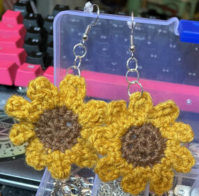 Sunflower Earrings